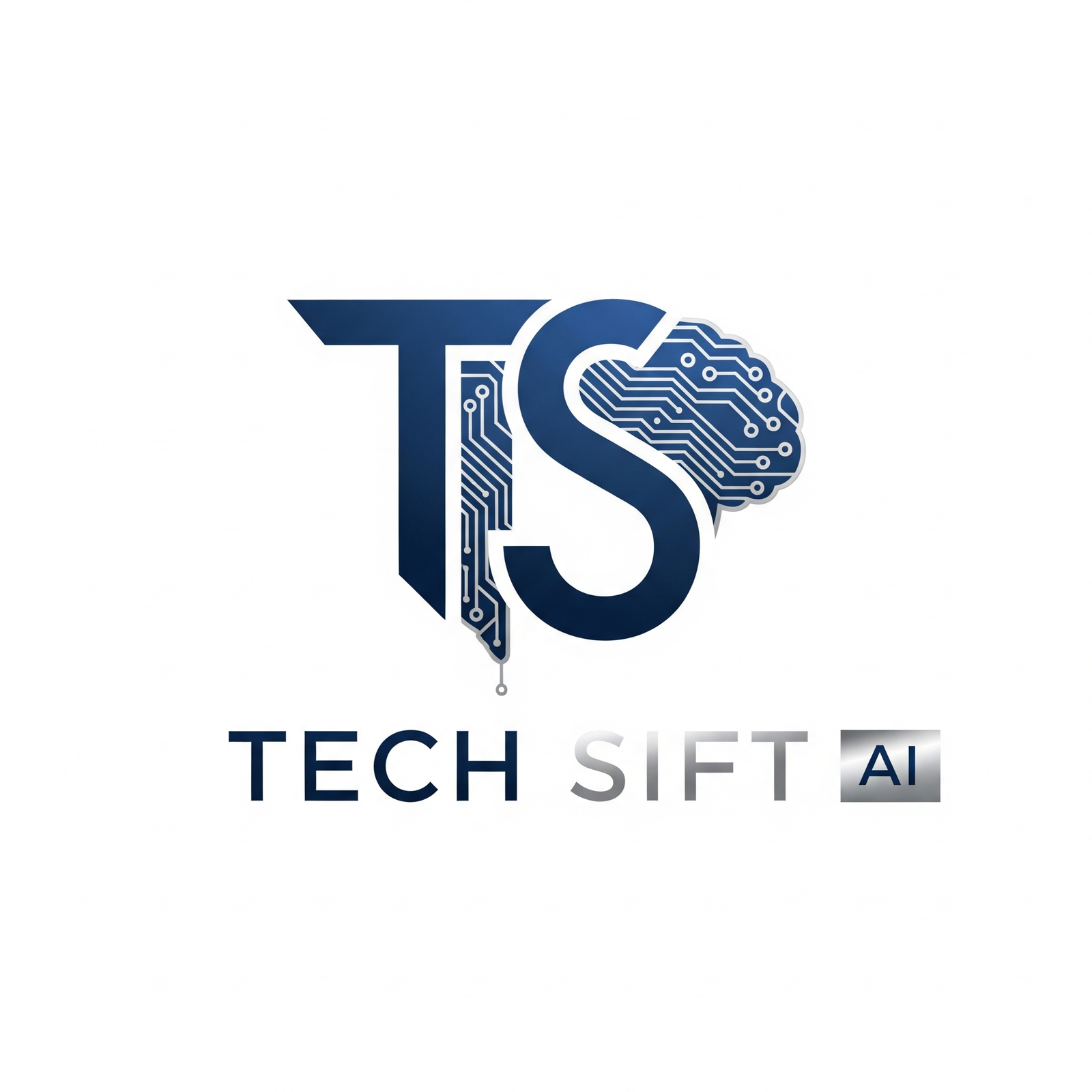 Tech Sift AI Official Logo - Artificial Intelligence Insights